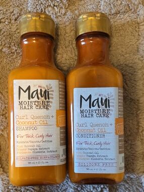Maui Moisture Curl Quench + Coconut Oil Shampoo — Conditioner